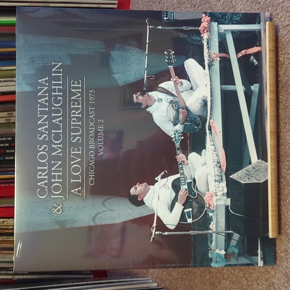 Carlos Santana & John McLaughlin - A Love Supreme Vol 2 '73 2LP Vinyl Record
